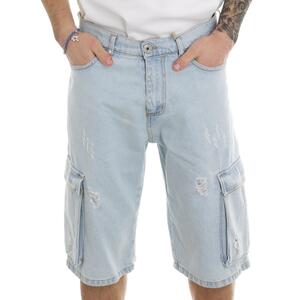 PANTALONE CORTO CARGO AZZURRO